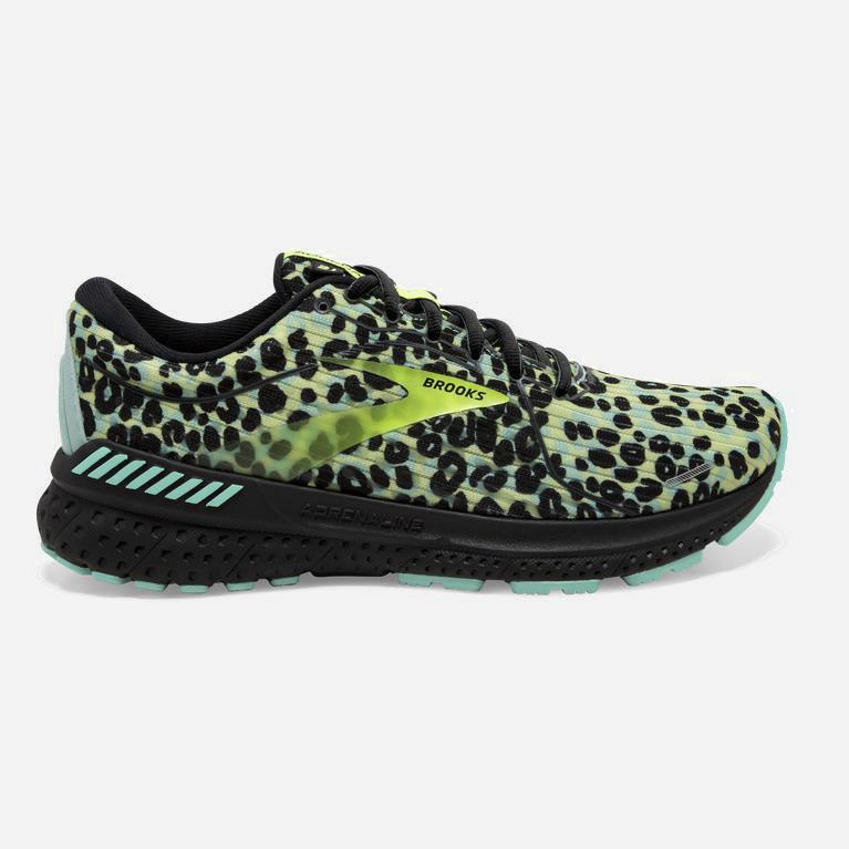 Brooks Adrenaline Gts 21 Israel - Women's Road Running Shoes - Ocean/Black/Nightlife/Camo (79658-FVO